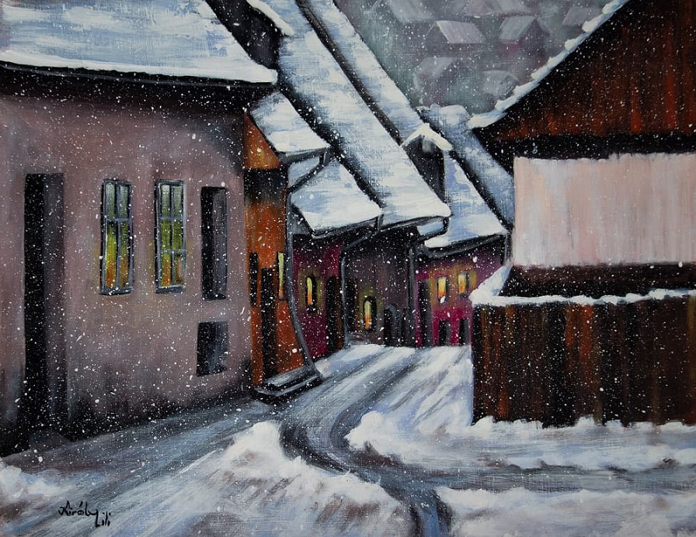 Szállingózó hópihék